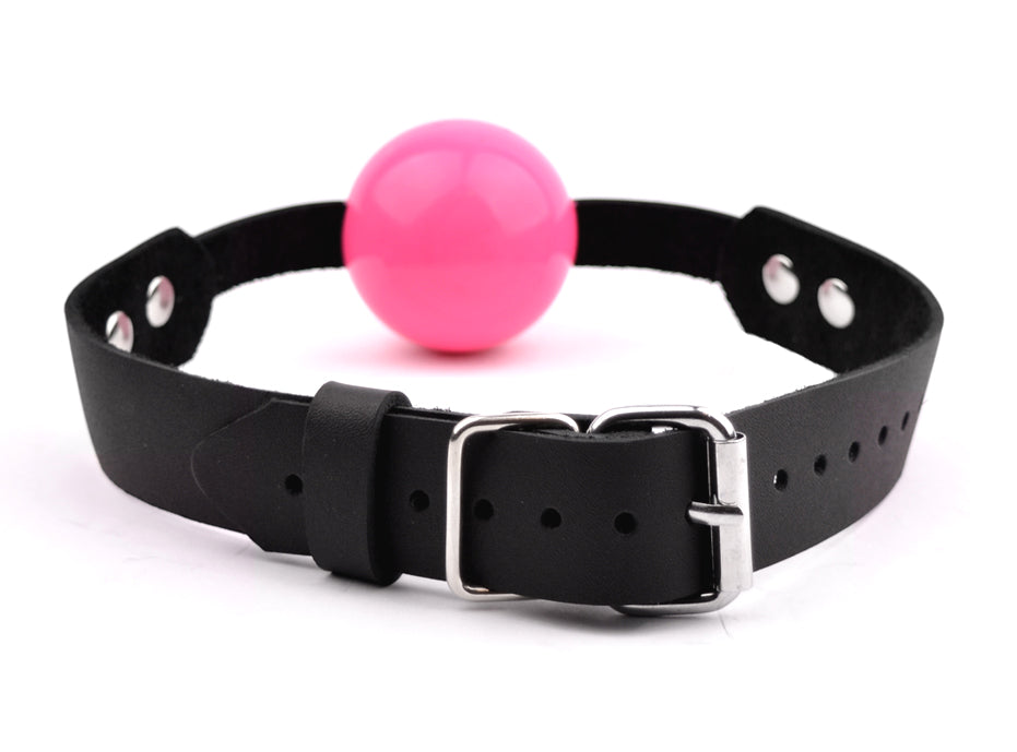 Full Silicone Ball Gag S/M/L - Pink/Black/Red – DDLG World