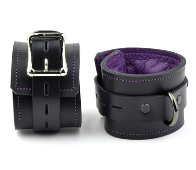 Premium Padded Wrist Cuffs - Purple
