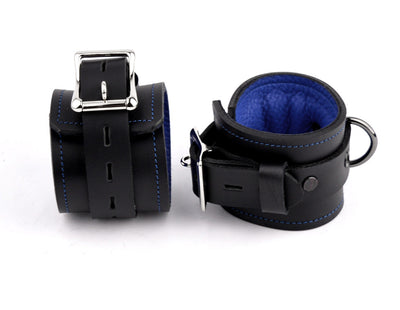 Premium Padded Wrist Cuffs - Blue | Mercy Industries