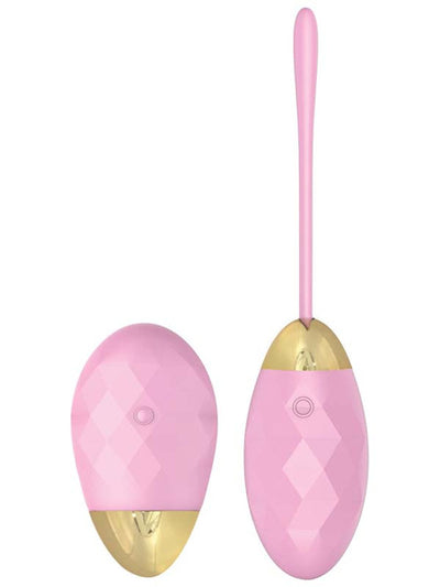 Diamonds The Majesty - Rechargeable Egg with Remote - Pink