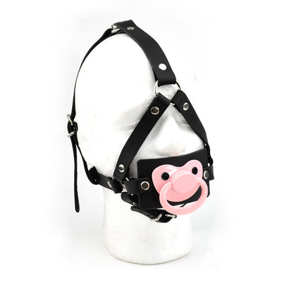 Purple Leather Premium Single Strap Ball Gag - Black Ball – Mercy Industries