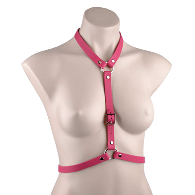 Hot Pink Leather Honey Body Harness – Limited Edition!