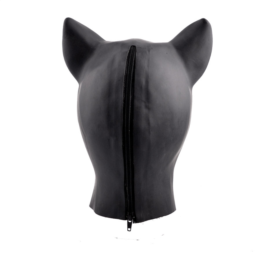 Latex Rubber Pig Mask - Black – Mercy Industries